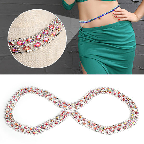 DIY Imitert Diamant Mesh Wrap Rull Krystall Rhinestones Bånd Bryllupsdekor