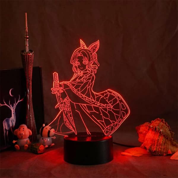 Anime Kimetsu No Nezuko Kamado -figuurin LED-yövalot B:lle