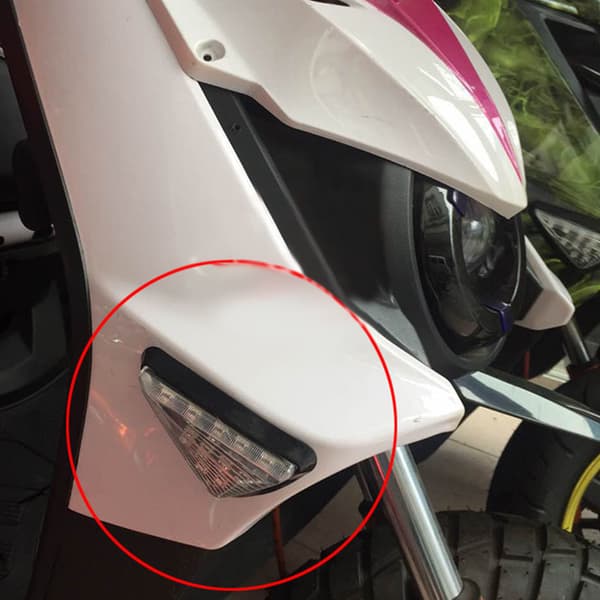 2 stk. Motorcykel Trekant LED Blinklys Vandtæt Blinklys Universal