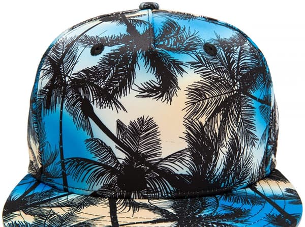 Klassisk Snapback-hatt Hip Hop Flat Bill Visor Cap - Unisex Annons Blue