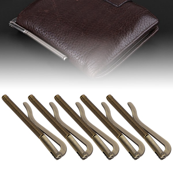 Pengeklemmepung Dollar Check Pinch Cock Håndlavet DIY Metal Hardware Tilbehør