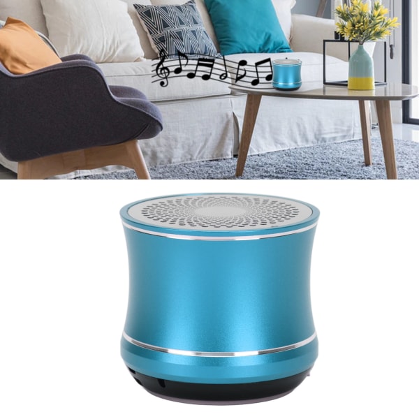 Mini Bluetooth-kaiutin IP67 vedenpitävä automaattinen yhteys Kannettava langaton kaiutin bassokaiuttimella suihkuhuoneeseen Pyöräautoon Blue