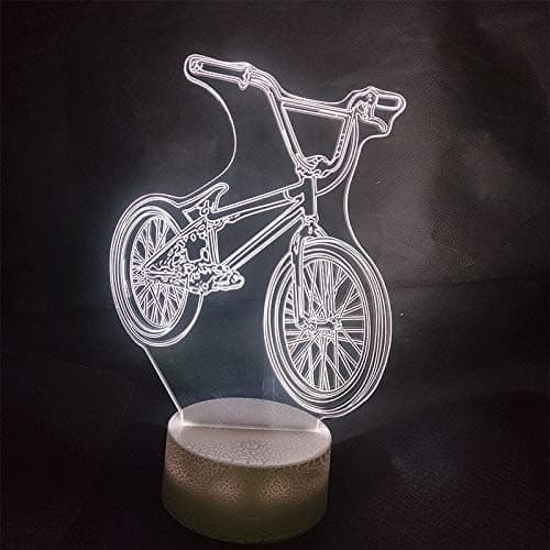 3D Cykel Bil Natlys Bordlampe Dekor Bord Skrivebord