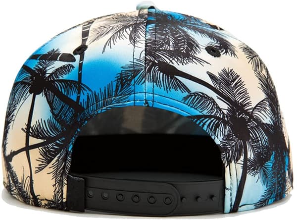 Klassisk Snapback-caps Hip Hop Flat Bill Visor Cap - Unisex Ad Blue