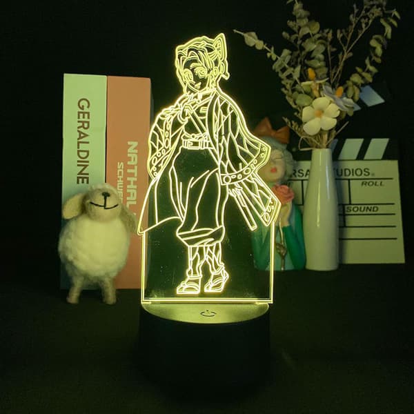 Demon Slayer Kamado Nezuko 3D Illusjon Nattlampe, Crea