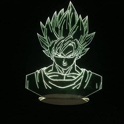 Inspirerende DB Hero 3D lampe Drengegave 7 Farver Optisk Il