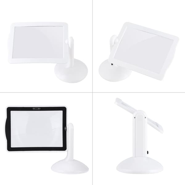 LED Forstørrelsesglass, 360° Roterbart Håndfritt 3X LED-skjerm