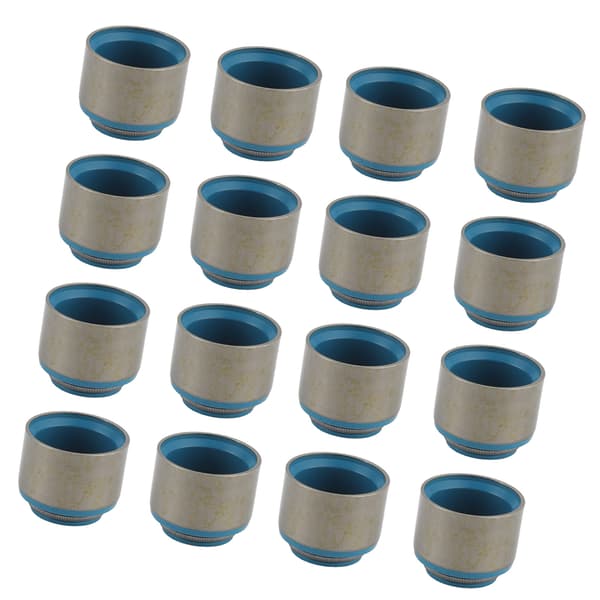 16 stk. Ventilstammseglsett for utskifting, passer for GM Small Block LS1 / LS6-motorer