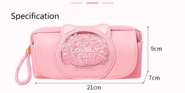 Pencil Case Stationery Bag Koreansk Canvas Stationery Quicksan E