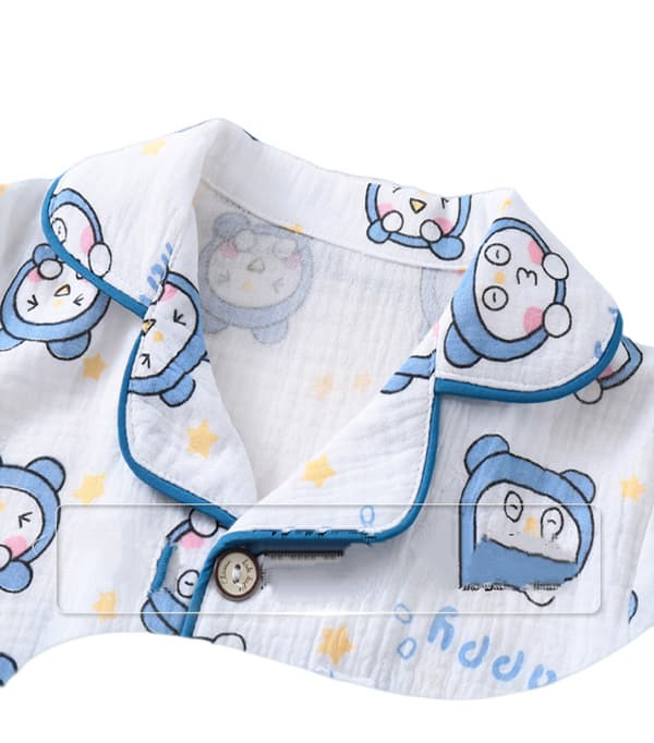 Oddler Pyjamas Sommer Pysjamas For Jenter Gutter, L(Kanin)