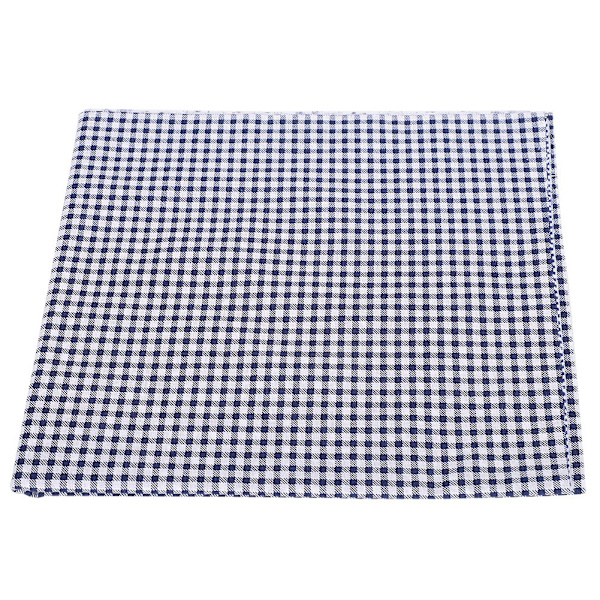 5 st fyrkantiga blommiga lappar i bomull med olika blommönster, tillbehör till kläder för gör-det-själv-hantverk (mörkblå, 5 färger, 50 x 50 cm)