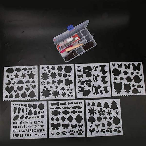 DIY Non-woven Fabric Needle Felting Template Mold Handcraft Making Tool Accessories