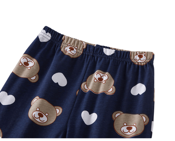Drenge Pyjamas Dinosaur Tog Nattøj Shortsæt, S(P1013D