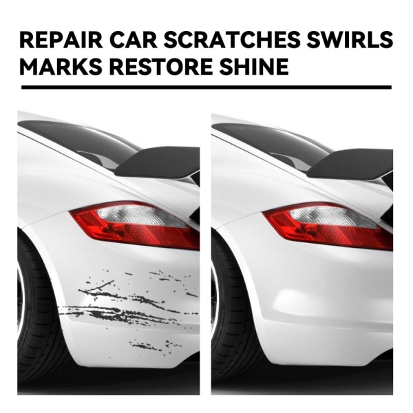 Touch Up-maling til biler, reparation af ridser i lakken, vandtæt auto ridsefjerner pen (sort) et par