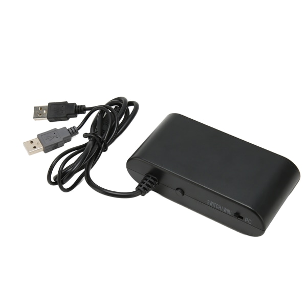 GC-ohjainsovitin 4 porttia 3-in-1-peliohjainsovitin Turobo-toiminnolla Switchille Wii U PC:lle
