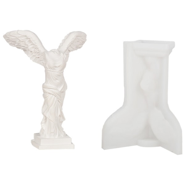 3D Form, Ängelstaty Silikon Form Epoxi