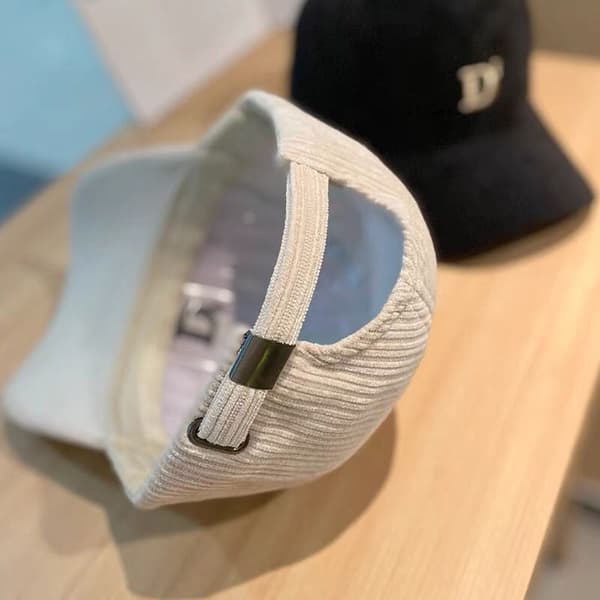 Hatt dam höst brev broderi varm mössa, manchester baseb Beige