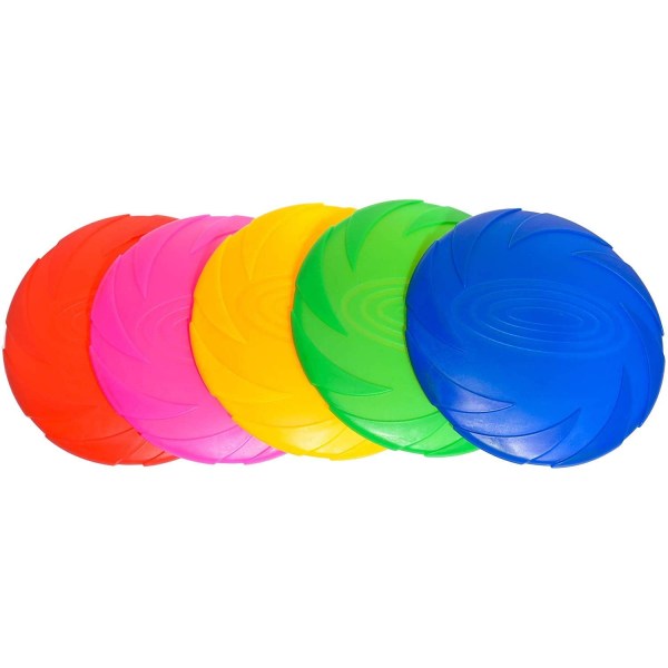 Färgglad plastfrisbee för barn och husdjur
