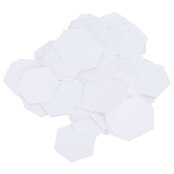 100 kpl PatchWork-malli Hex Paper Modelboard Quilting Sewing Craft DIY Ompele Työkalu (22mm Hex )