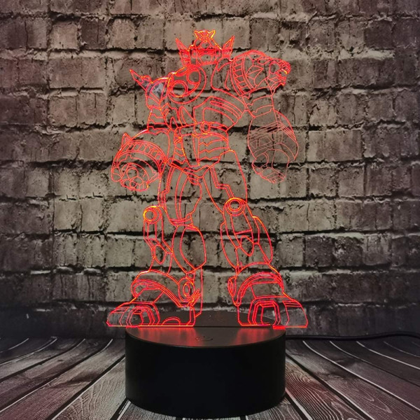 Hem Barn Bordslampa Rodimus Prime Optimus Movie Figure 3D V