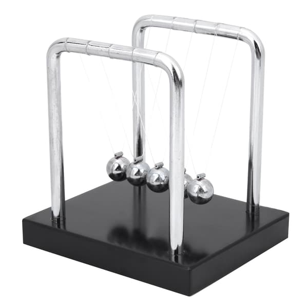Pendelkuledekorasjon Liten Solid Treddekorasjon Skrivebordssving Bumping Ball Ornament