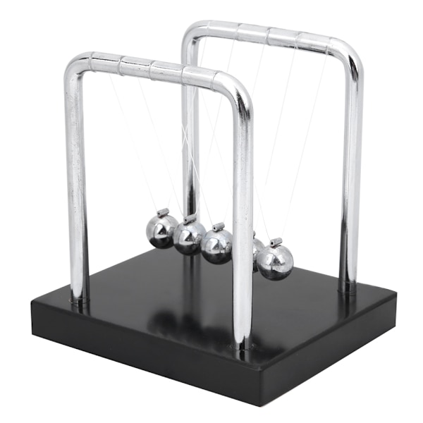 Pendulum Ball -koriste - Pieni massiivinen puinen koristepöydän keinu Bumping Ball -koriste