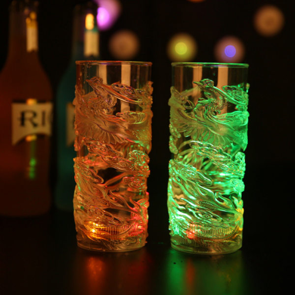 Phoenix Cup Flash, LED Flash Light Cup, LED Vandinducerende Kop