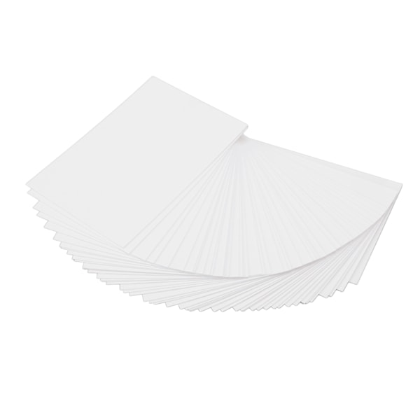 50 st vita kartongpapper stöd duplex utskrift snabb torkning tomma vykort för DIY-kort scrapbooking skärning prägling 250