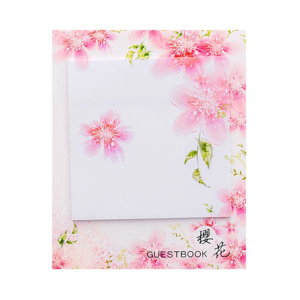 30 ark Sakura notesblok Oriental Cherry Sticky (blomstrende faldende Sakura)