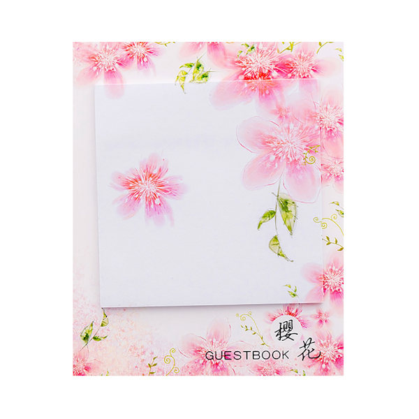 30 ark vackra Sakura-memoblock Orientaliska körsbärs klistermärken (blommande fallande Sakura)