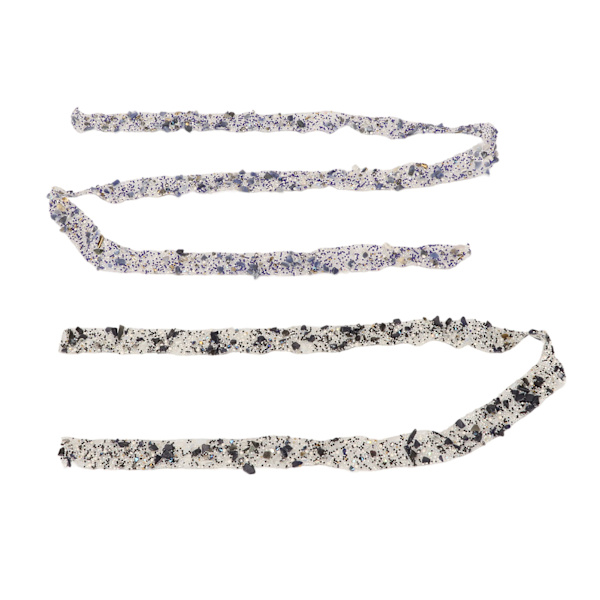2PCS Resin Rhinestone Strips Ribbons Crystal Glitter Rhinestone Trim för DIY Sko Väska Kläder Halsband
