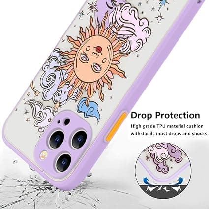 Kompatibel med iPhone 13 Pro Max Cover Mat Klar Design S
