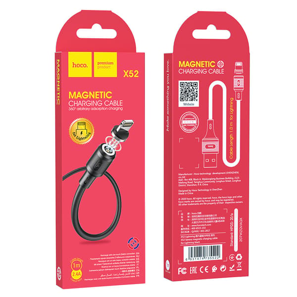 hoco. X52 magnetisk ladekabel for iPhone 12 universal m