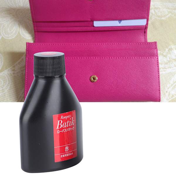 Lær Maling Fargestoff Reparasjon & Recolour Fargestoff Pigment Flekk 100mL (Klar Rød)