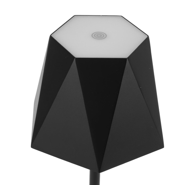 Sladdlös LED-bordslampa 5200mAh Uppladdningsbar Batteribordslampa IP54 Vattentät Steglös Ljusstyrka Touch Control Bordslampa Black