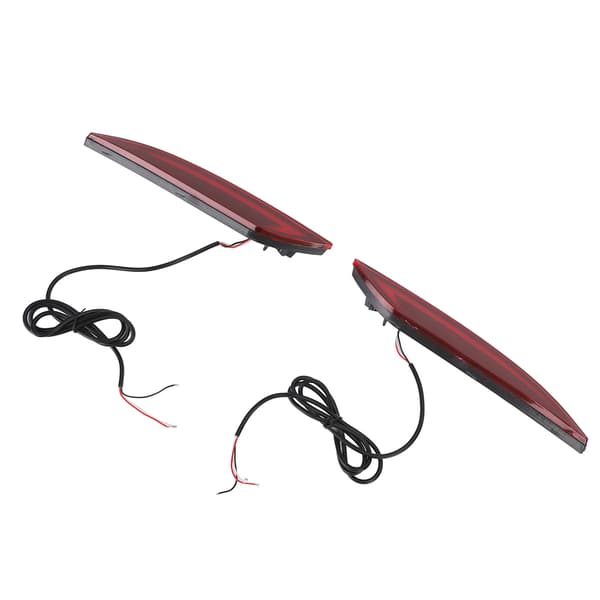 2 stk LED Baklykt Reflektor Vanntett Super Lys Lang Levetid Bumper Bremslys for Sonata 2010 til 2015