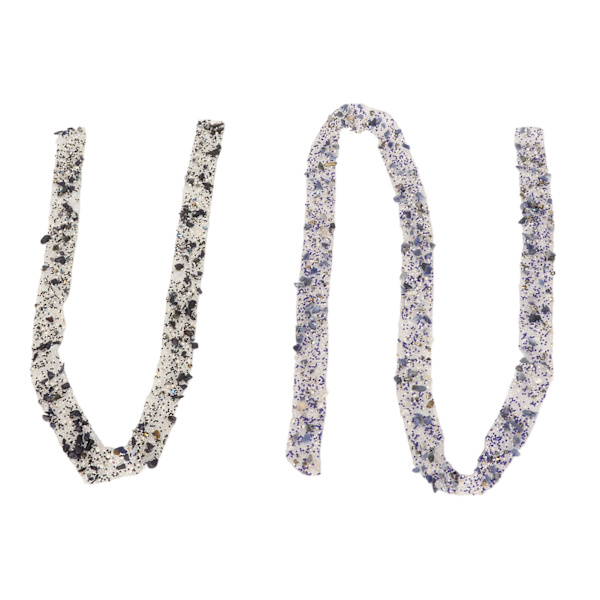2PCS Resin Rhinestone Strips Ribbons Crystal Glitter Rhinestone Trim för DIY Sko Väska Kläder Halsband