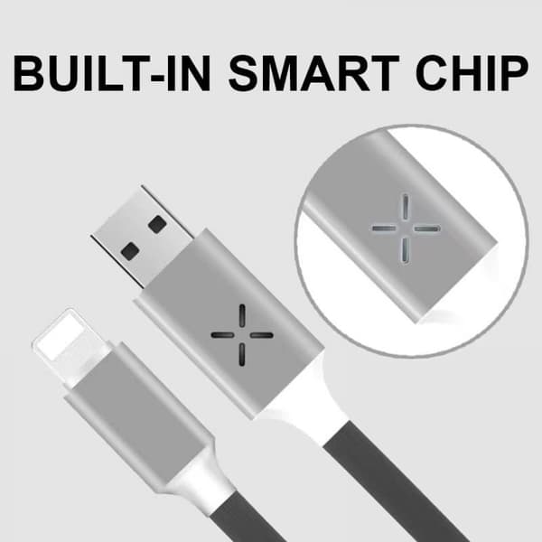 FOR iPhone Kompatibelt Opladerkabel, Stemmestyret Lys