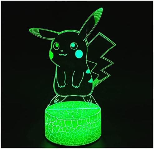 3D Optisk Illusions Natlamper, 3D Natlampe Touch-kontakt