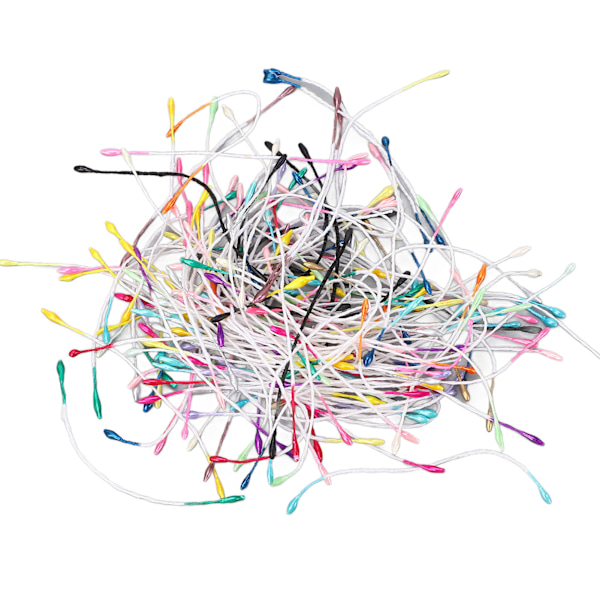 1800 stk. Blomsterstøv Kunstige Blomsterstøv Tilbehør Tilfældig Farve Plastik Blomst 1mm