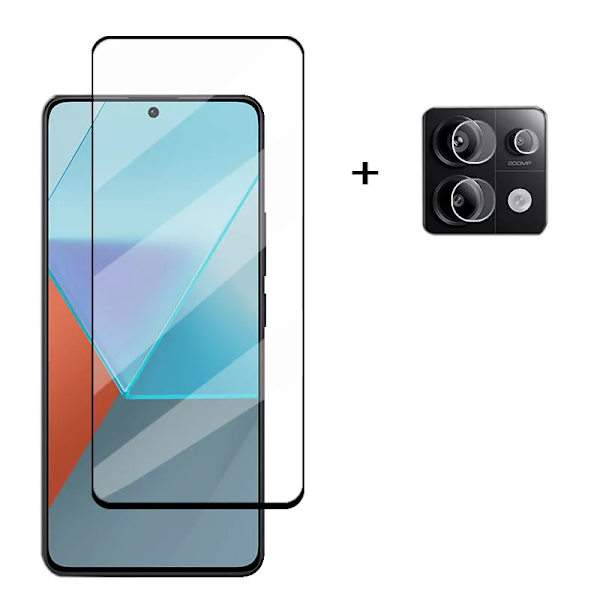 Härdat glas skärmskydd för Redmi Note 13 5G