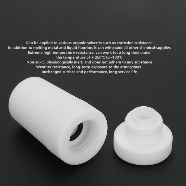 2 kpl PTFE-tulppa, korkea lämpötilankestävyys, laboratoriokemikaalien tarvikkeet, 24#