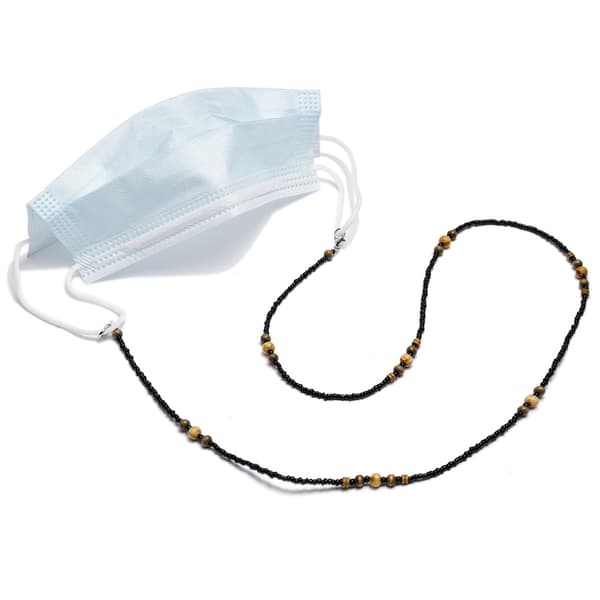 2 stk. Træperle Brille Rem Vintage Brille Kæde