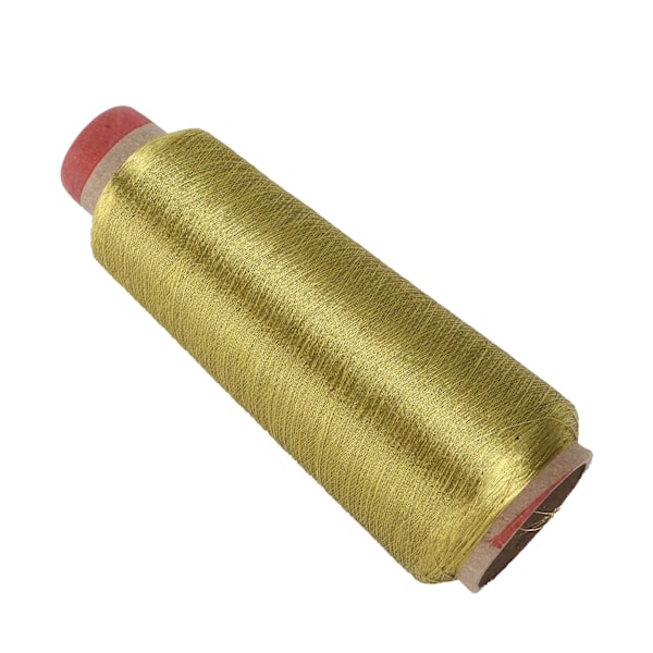 Sytråd slitstarkt hushållspolyestergarn för DIY-broderimaskinprojekt (guld)