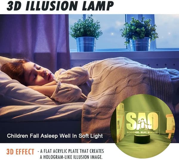 SAO Anime Figur LED Lys Søde Drenge & Piger Julefødsel