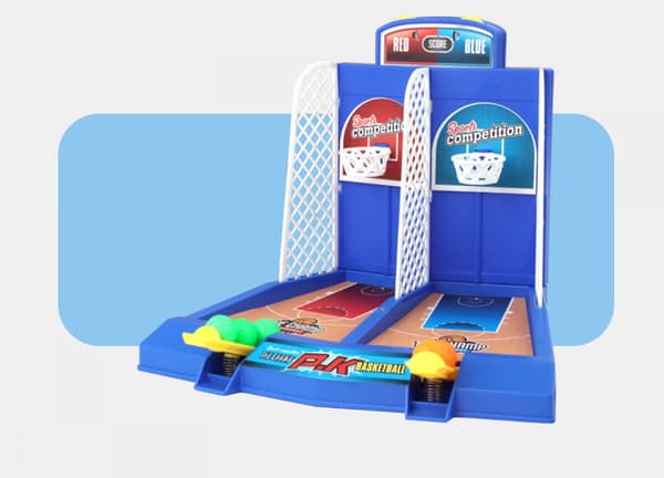 2PCS  Desktop Arcade Basketbollspel, Bordsskiva Inomhus Baske