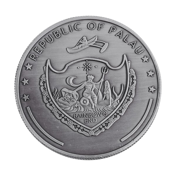 Samlarobjekt i metall, minnesmärke, souvenir, konstverk (varulv)