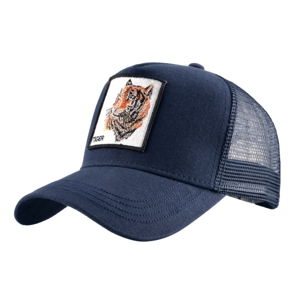 Animal bird mesh trucker hat snapback square patch unisex ba H