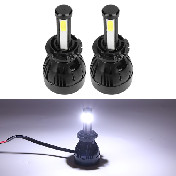 2 stk D1 D2 D3 D4 80W Super Lys Bil LED Hovedlys Vanntett Auto Hovedlys