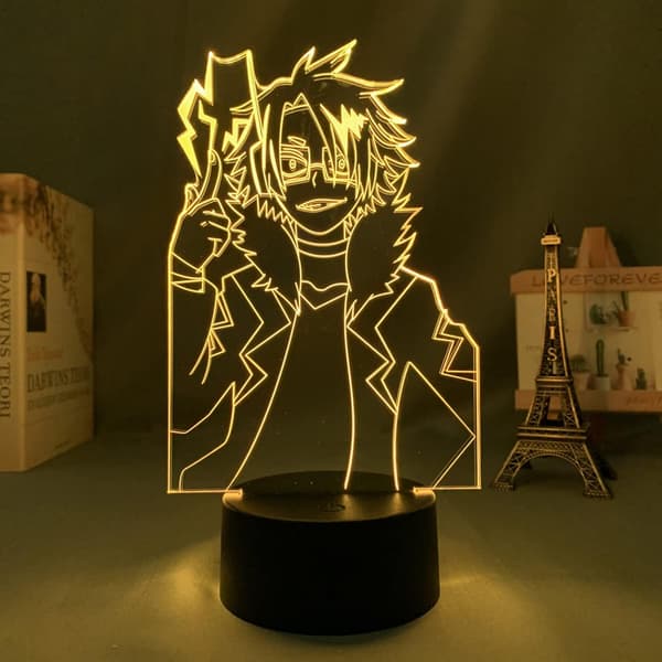 3D Natlampe 3D Illusion Lampe Denki Kaminari Led Natlampe
